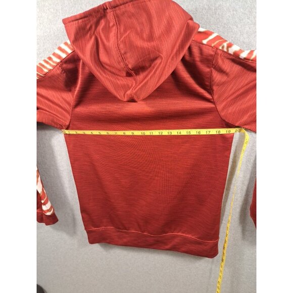 NFL Team Apparel Hoodie Mens Small San Francisco SF 49ers Red Pullover Football - Picture 7 of 8